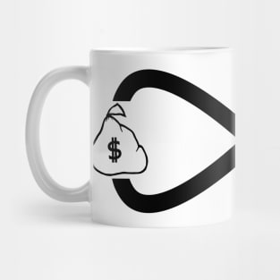 Infinity of money and art Mug